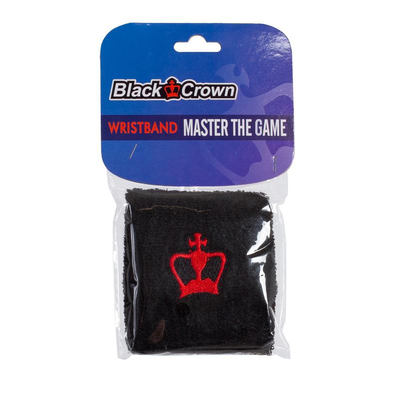 Muñequeras Black Crown Corta Negro 1 Unidad