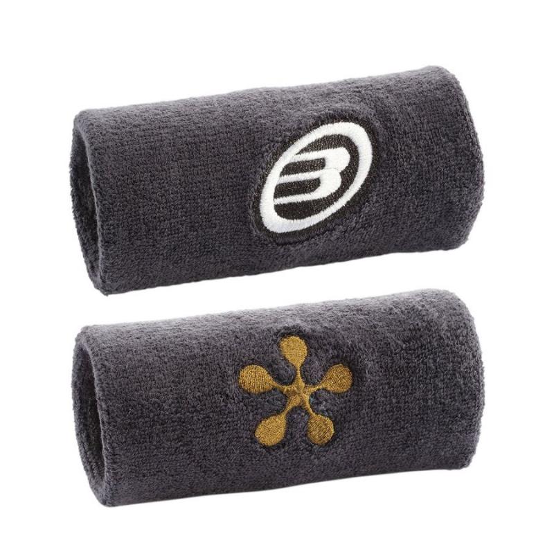 Muñequeras Bullpadel Premier Padel BPMU2507 Carbon Piedra 2 Unidades