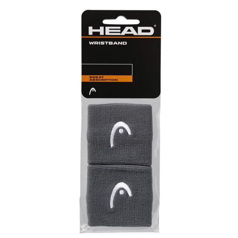Muñequeras Head Antracita 2,5