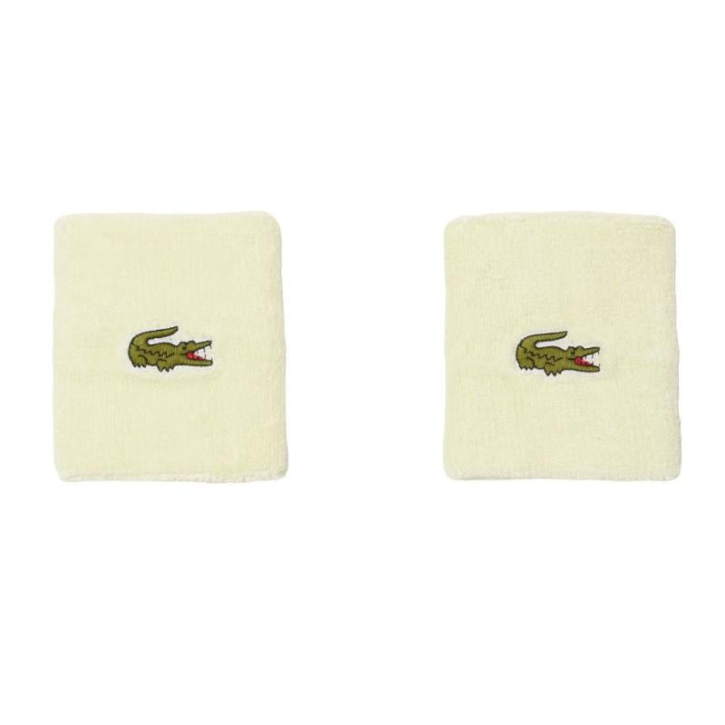 Muñequeras Lacoste Amarillo 2 Unidades