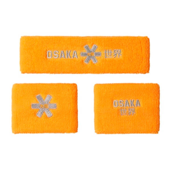 Osaka Wristbands Set 2.0 Orange Grey 2 Units