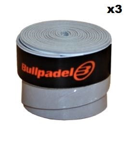 Overgrips bullpadel bianco liscio 3 unità