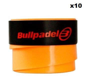 Overgrips bullpadel arancione liscio 10 unità