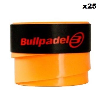 Overgrips bullpadel arancione liscio 25 unità