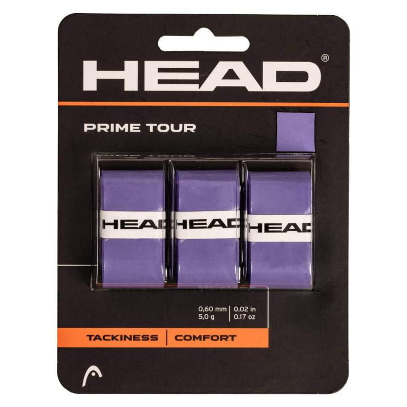 Overgrips Head Prime Tour Purpura 3 Unidades
