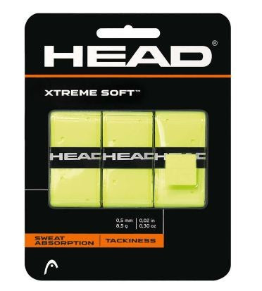 Overgrips Head Xtreme Soft Amarillo 3 Unidades