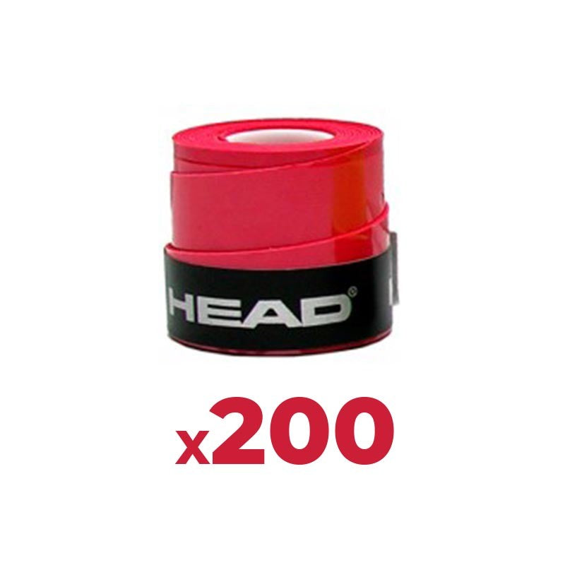 Overgrips Head Xtreme Soft Rojo 200 Unidades