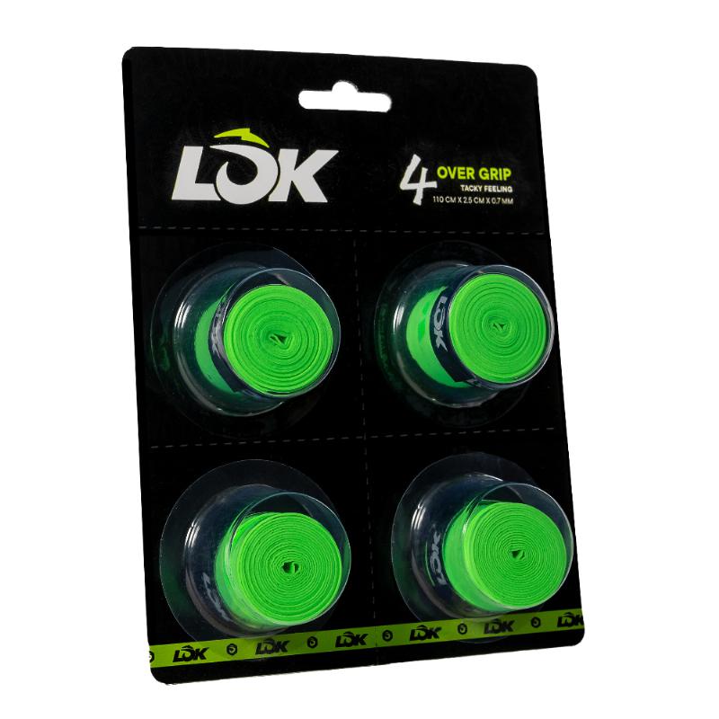 Overgrips Lok Verde 4 Unidades