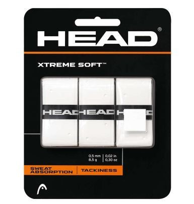 OVERGRIPS PADEL Head Xtreme Soft 3 Unidades Blancos