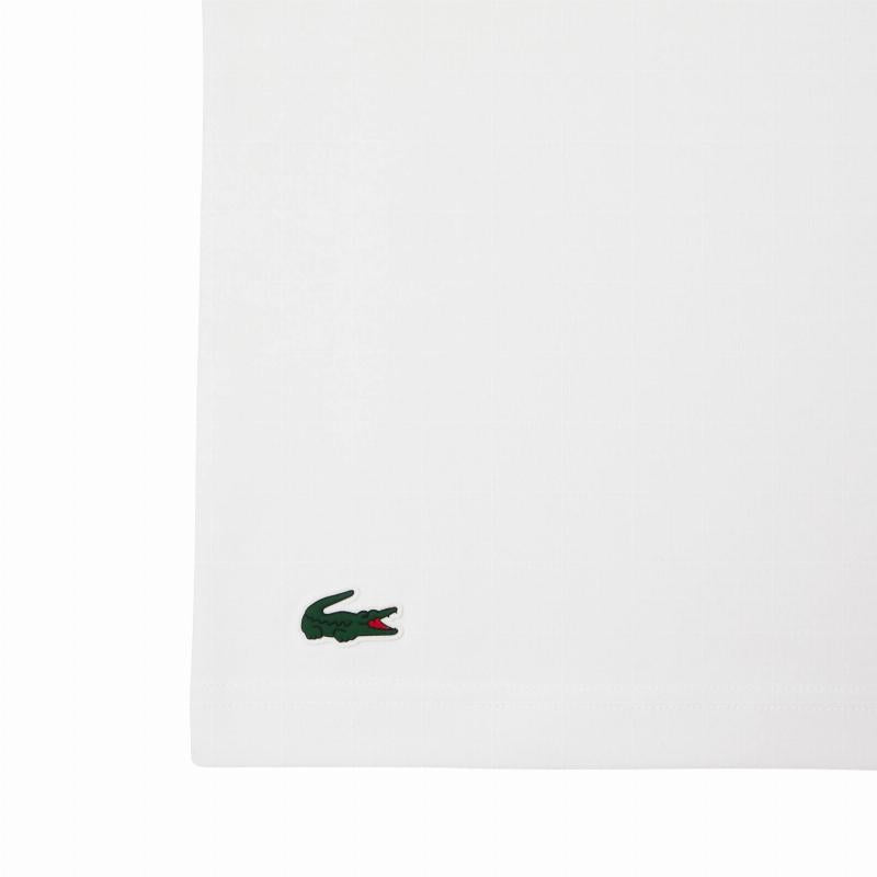 Pack Camiseta Lacoste Novak Djokovic Blanco y Gorra Marino