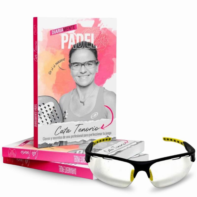 Pack Cata Tenorio Addictive Javea C9 Brille + Buch Padel