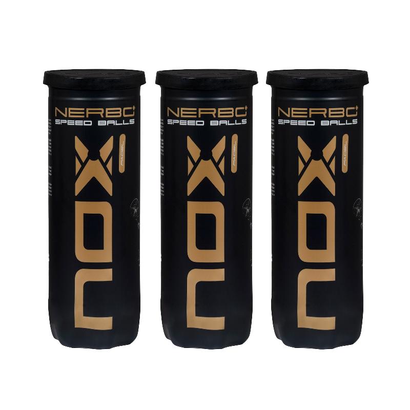 Pack de 3 Botes de 3 Pelotas Nox Nerbo Plus Speed