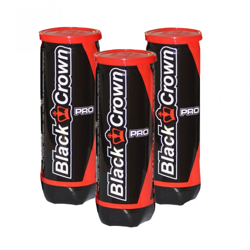 Pack de 3 Botes de Pelotas Black Crown