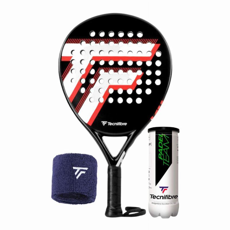 Pack Pala Tecnifibre Wall Master ONE 2023 con Munequera y Pelotas