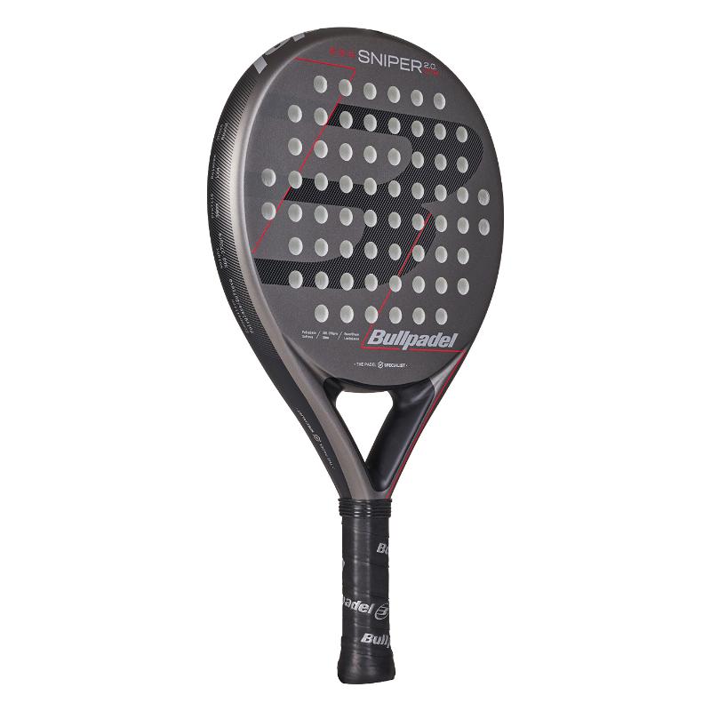 Pala Bullpadel Sniper 2.0 Control Gris Oscuro 2026