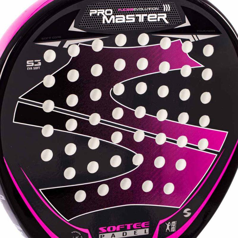 Softee Pro Master Evolution Fuchsia Racquet