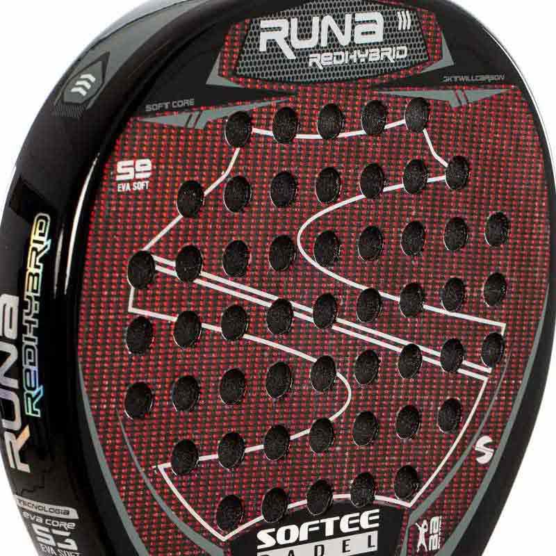 Softee Runa Hybrid Racquet Red 2024