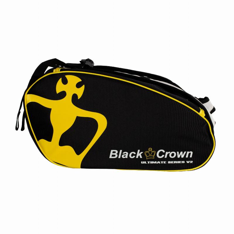 Sac de padel Black Crown Ultimate Series V2 noir jaune
