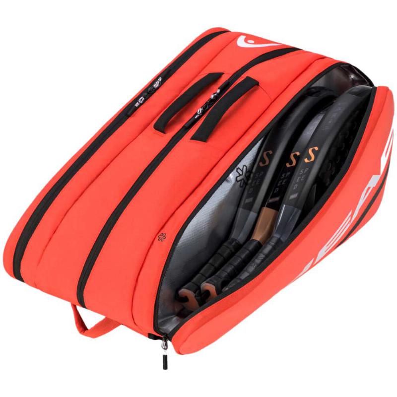 Head Tour Padel L Fluor Orange Racquet Bag