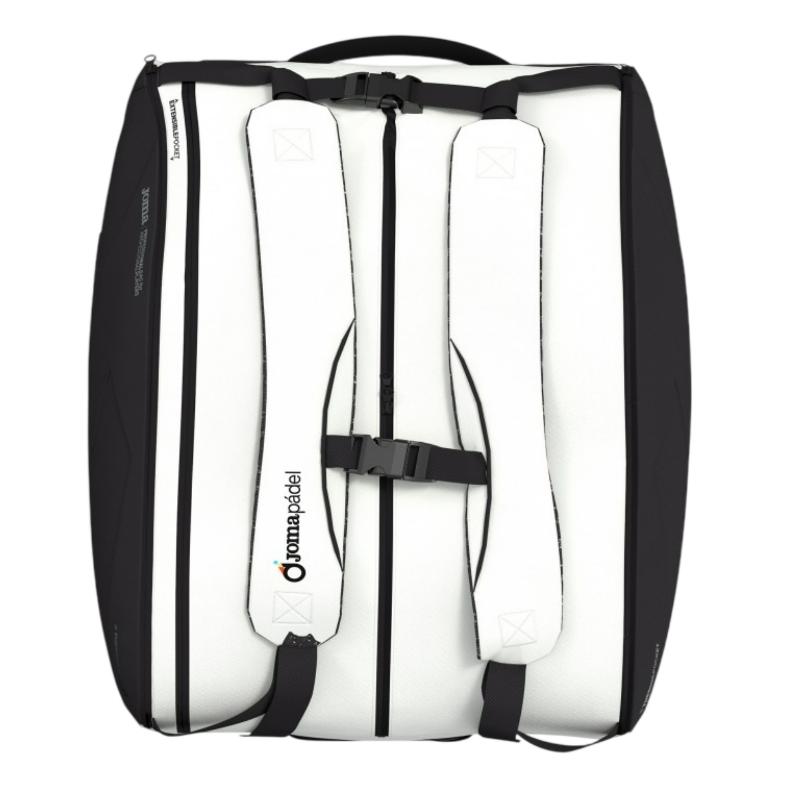Paletero Joma Padel Negro Blanco