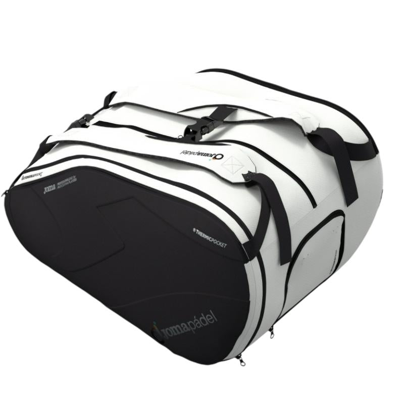 Paletero Joma Padel Negro Blanco
