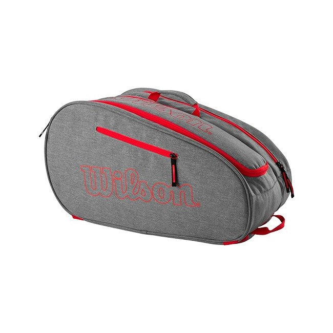 Wilson Team Gray Red Racquet Bag