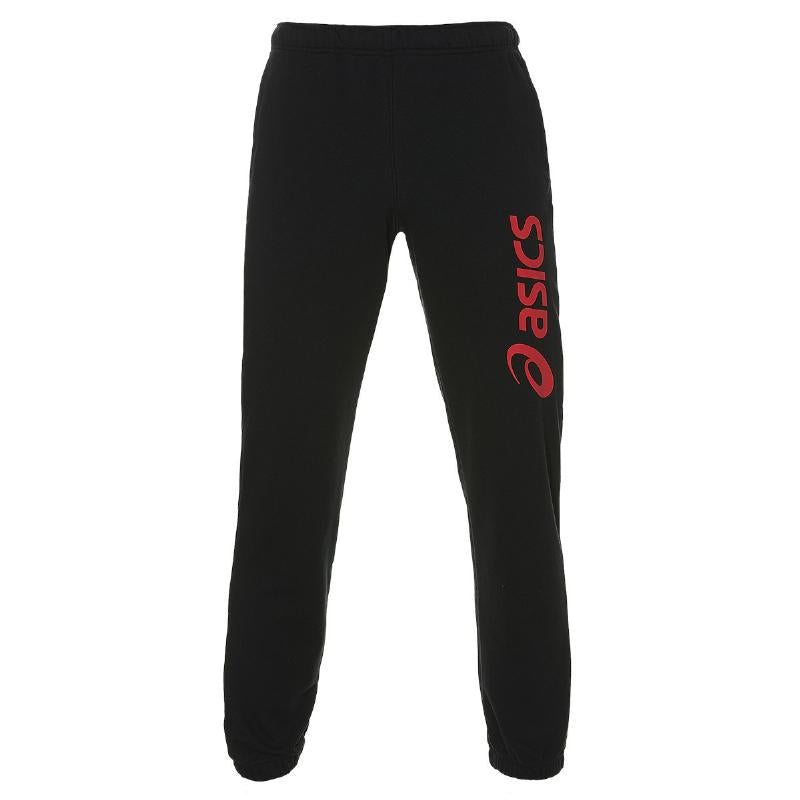 Pantalon Asics Performance Logo Grande Negro Rojo