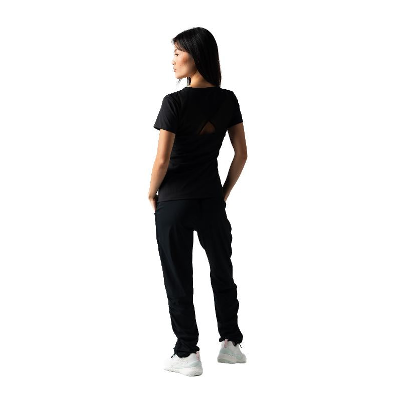 Pantalon Drop Shot Flight Negro Mujer
