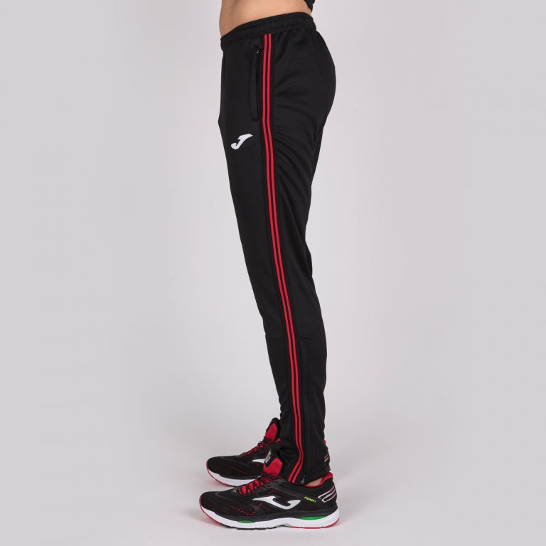 Pantalon classique Joma Black Red Black