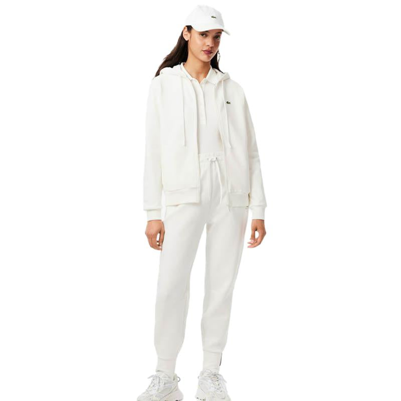 Pantalon Lacoste Sport Algodon Blanco Mujer