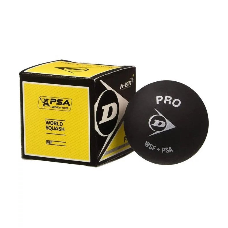 Squash Dunlop Pro double Balle Point jaune