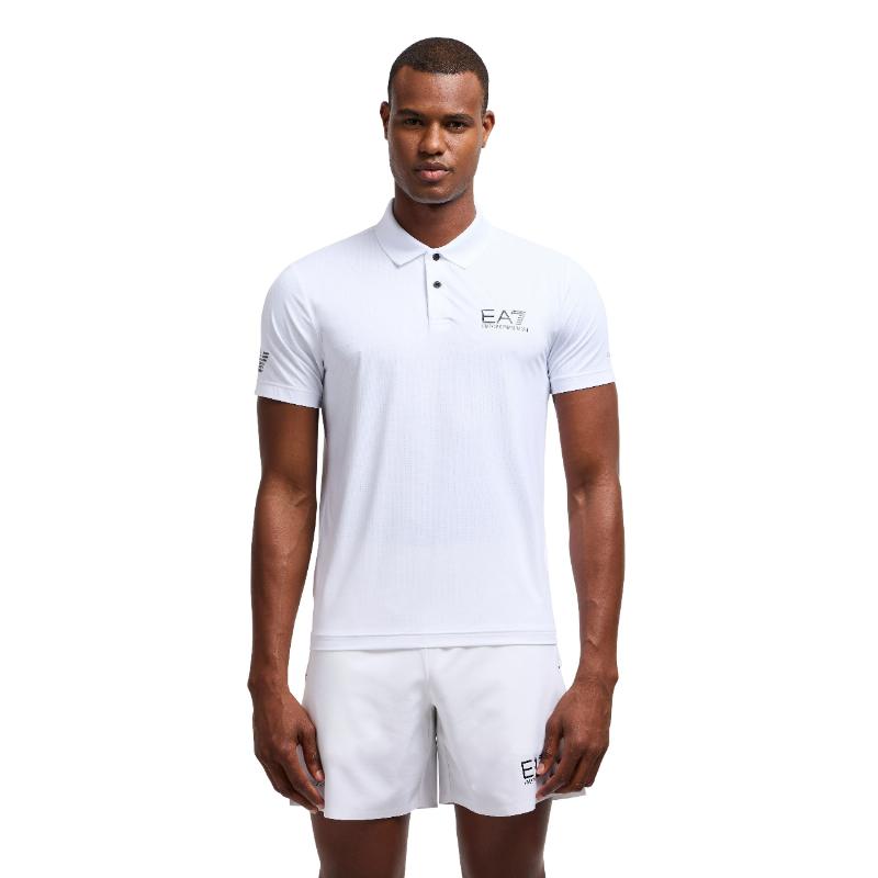 Polo Armani EA7 Ventus 7 Blanco