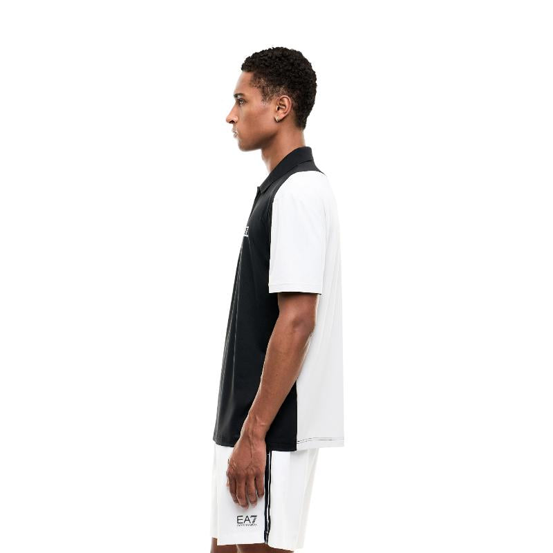 Polo Armani EA7 Ventus 7 Regular Negro