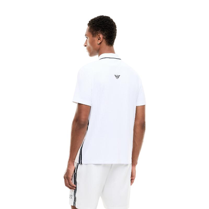 Polo Armani EA7 Ventus 7 Tennis Pro Regular Blanco