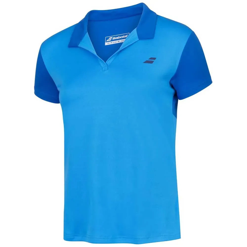 Polo Babolat Play Azul Royal Mujer