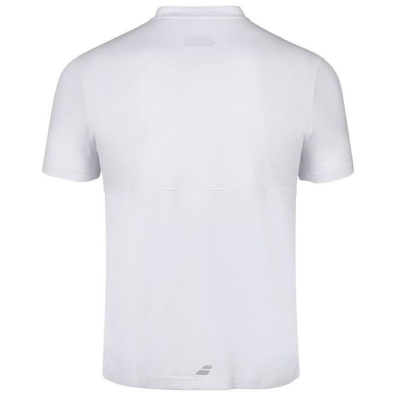 Polo Babolat Play Blanco Gris Junior
