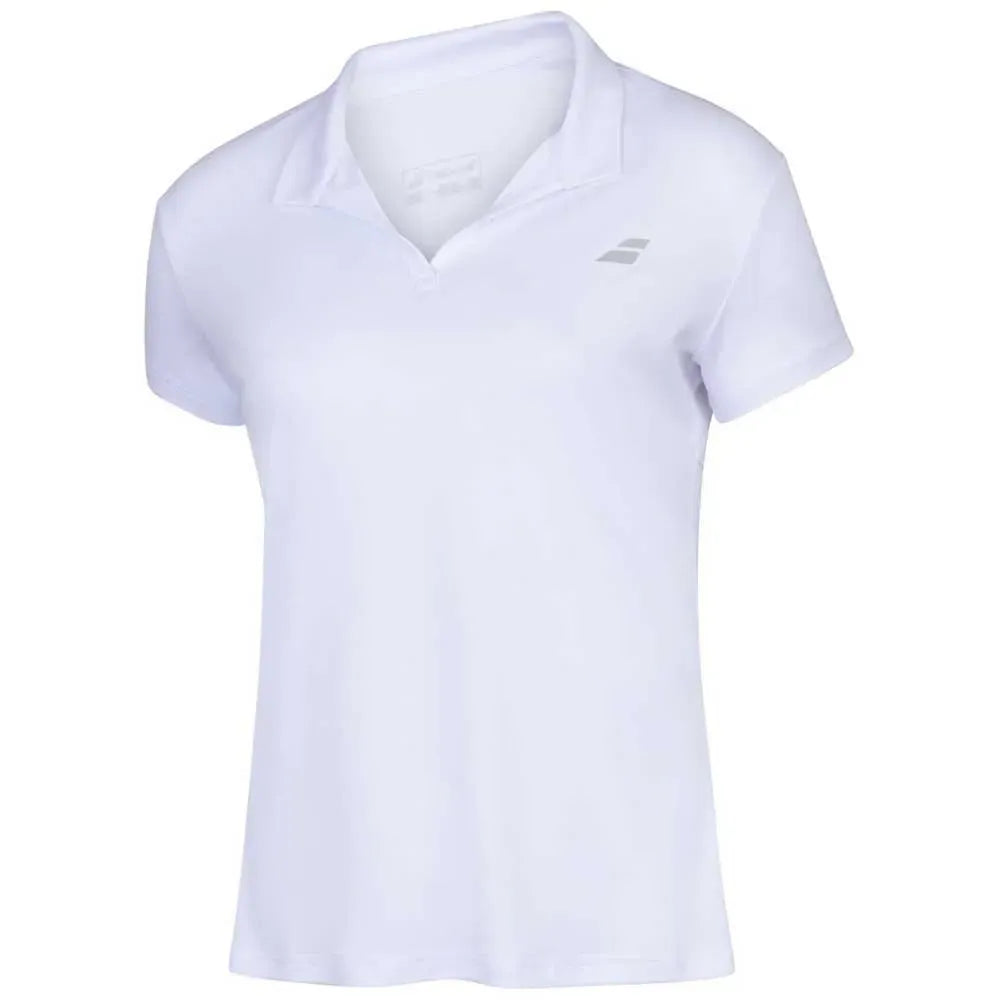 Polo Babolat Play Blanco Mujer