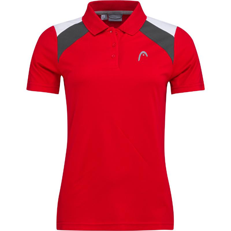 Polo Head Club 22 Blanco Rojo Mujer