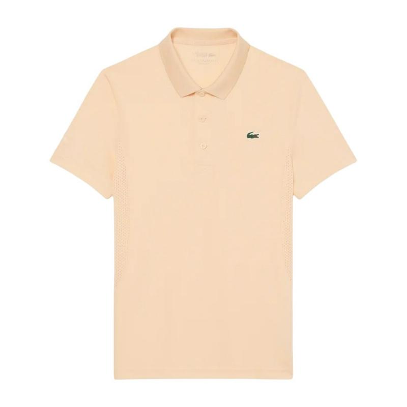 Polo da tennis Lacoste Novak Djokovic rosa pallido