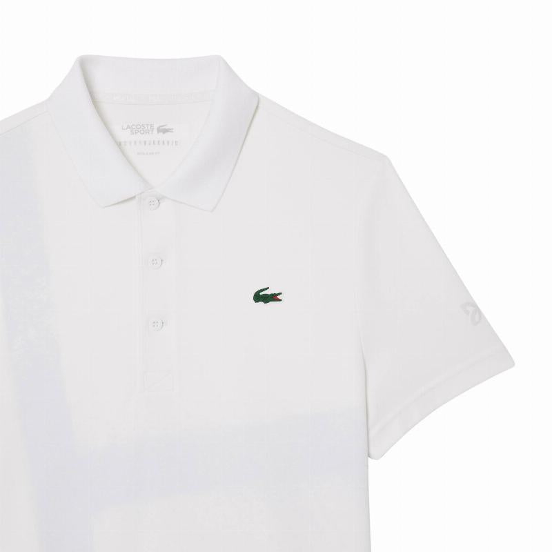 Polo Lacoste Novak Djokovic Ultra Dry Blanco
