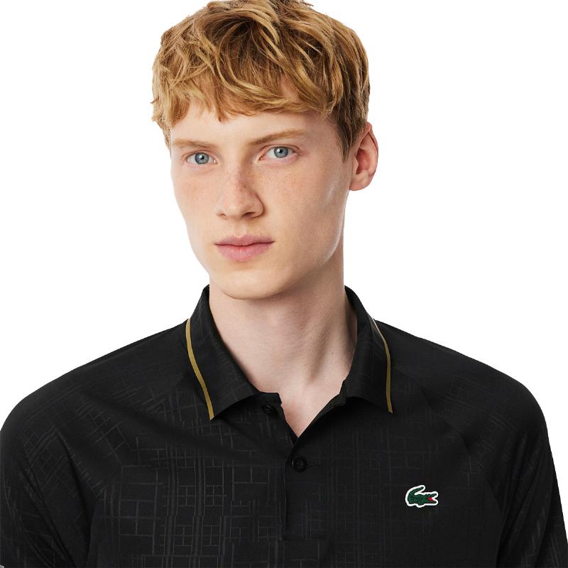 Polo Lacoste Novak Djokovic Ultra Dry Negro