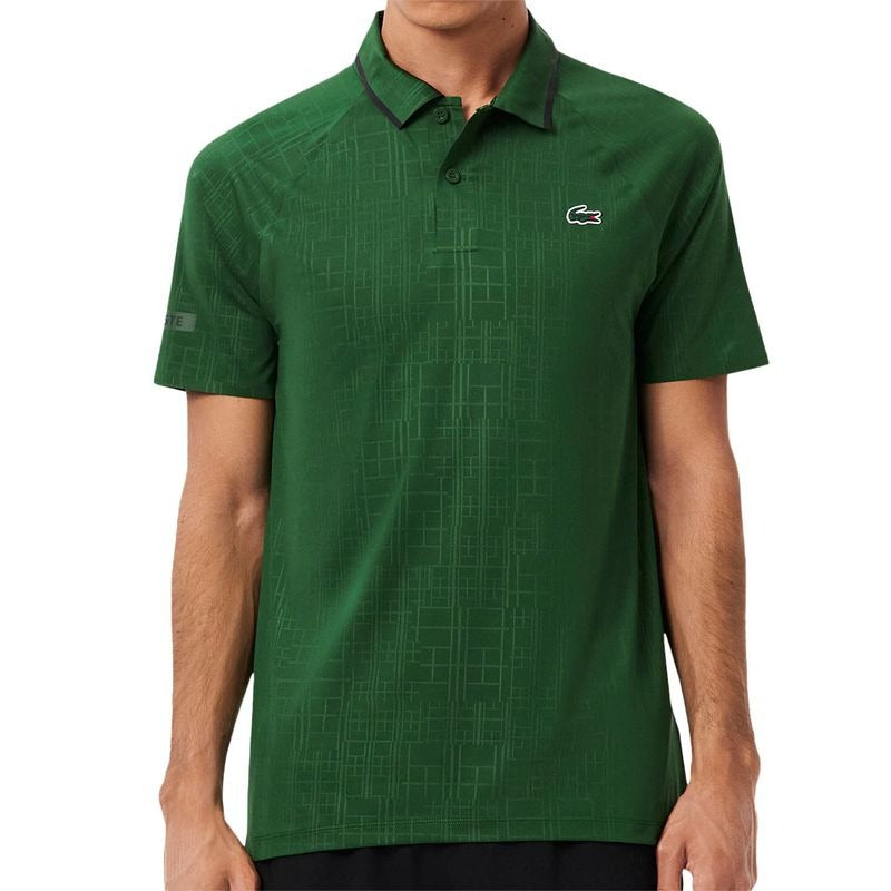 Polo Lacoste Novak Djokovic Ultra Dry Verde Oscuro