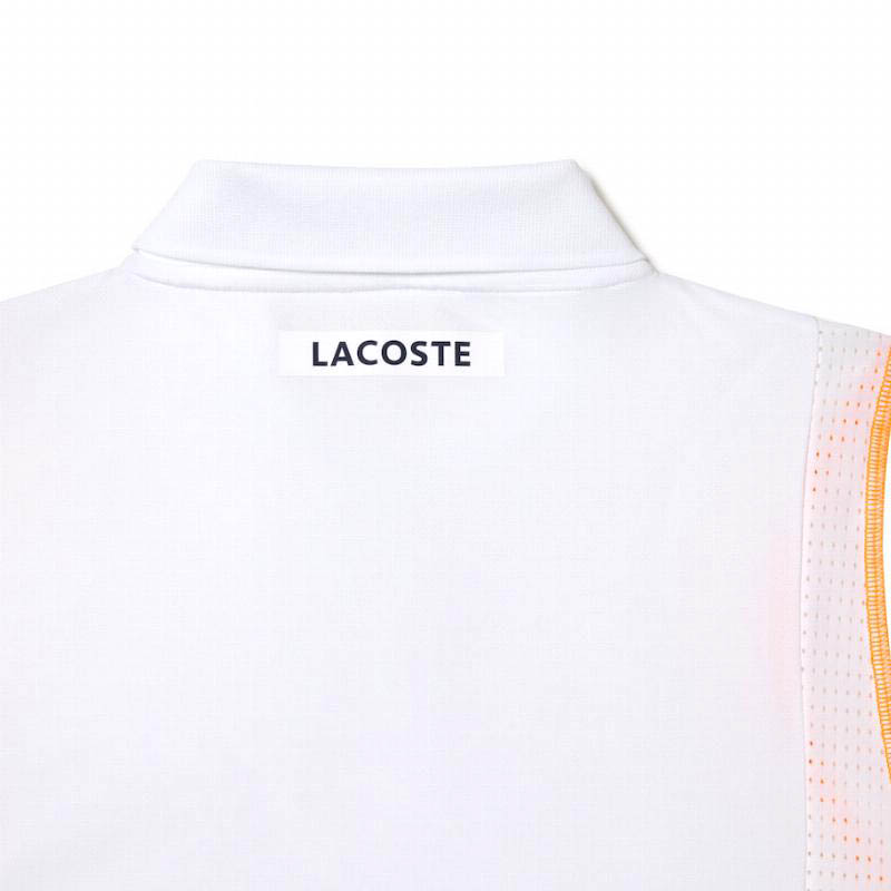 LACOSTE POLO POLYESTER RECYCLING ORANGE