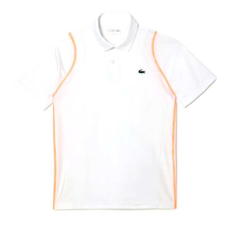 LACOSTE POLO POLYESTER RECYCLING ORANGE