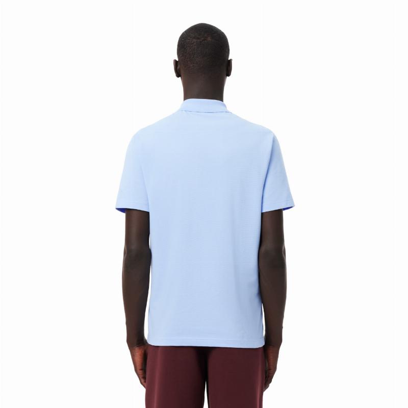 Polo Lacoste Regular Fit Algodon Azul Pastel