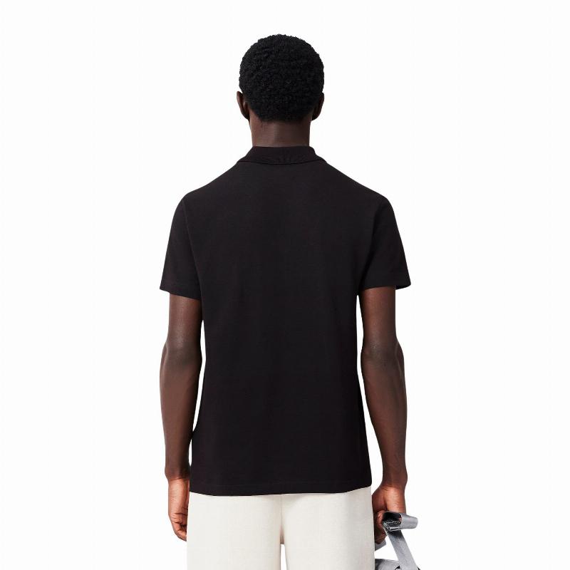 Polo Lacoste Regular Fit Algodon Negro
