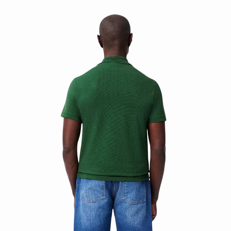 Polo Lacoste Regular Fit Algodon Verde