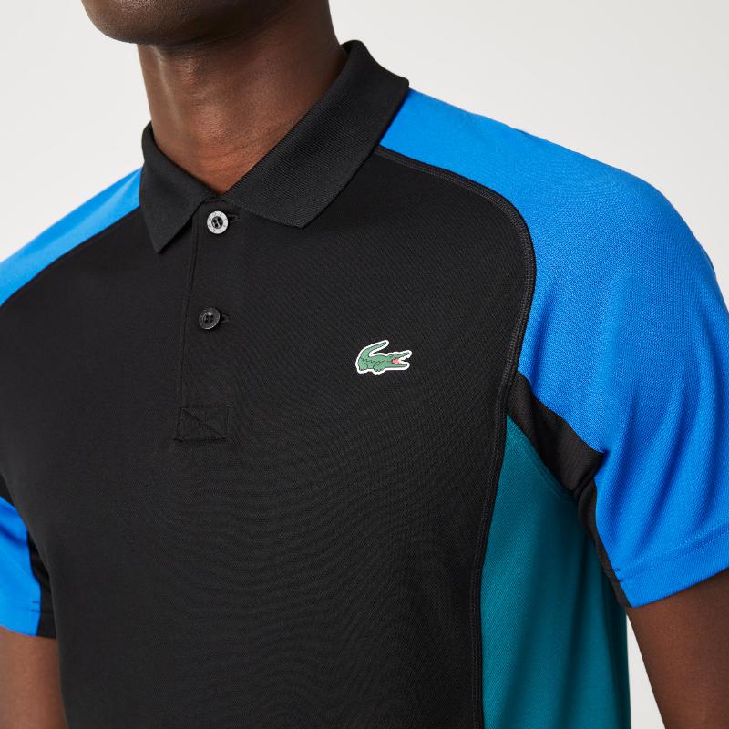 Pole Lacoste Sport Regular Fit Black Blue