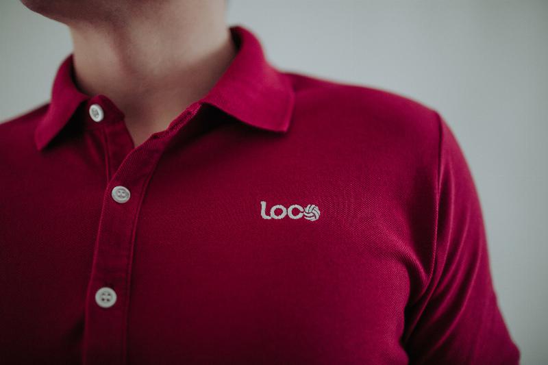 Polo Loco Pique Burgundy