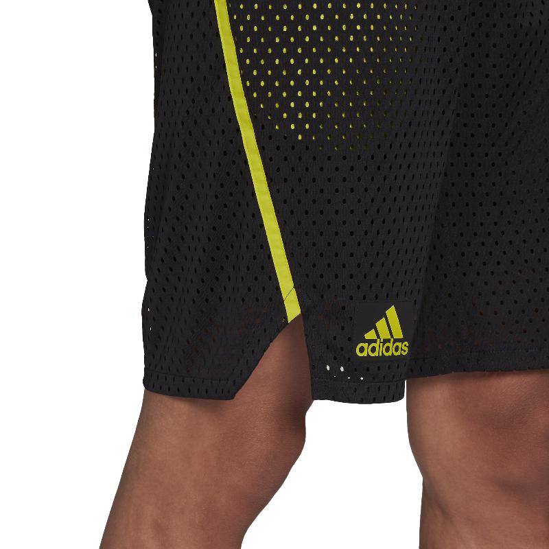 Adidas 2 in 1 Primeblue Black Yellow Short